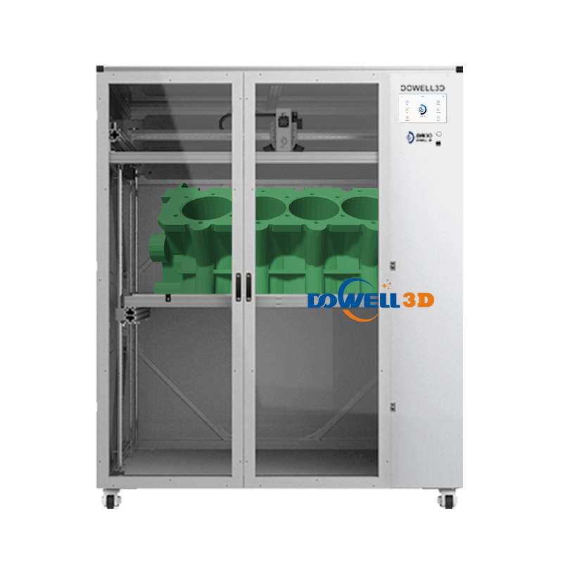 FDM закрытый крупногабаритный 3D-принтер с высокой производительностью 1000 г/ч и системой автоматического выравнивания для промышленного применения