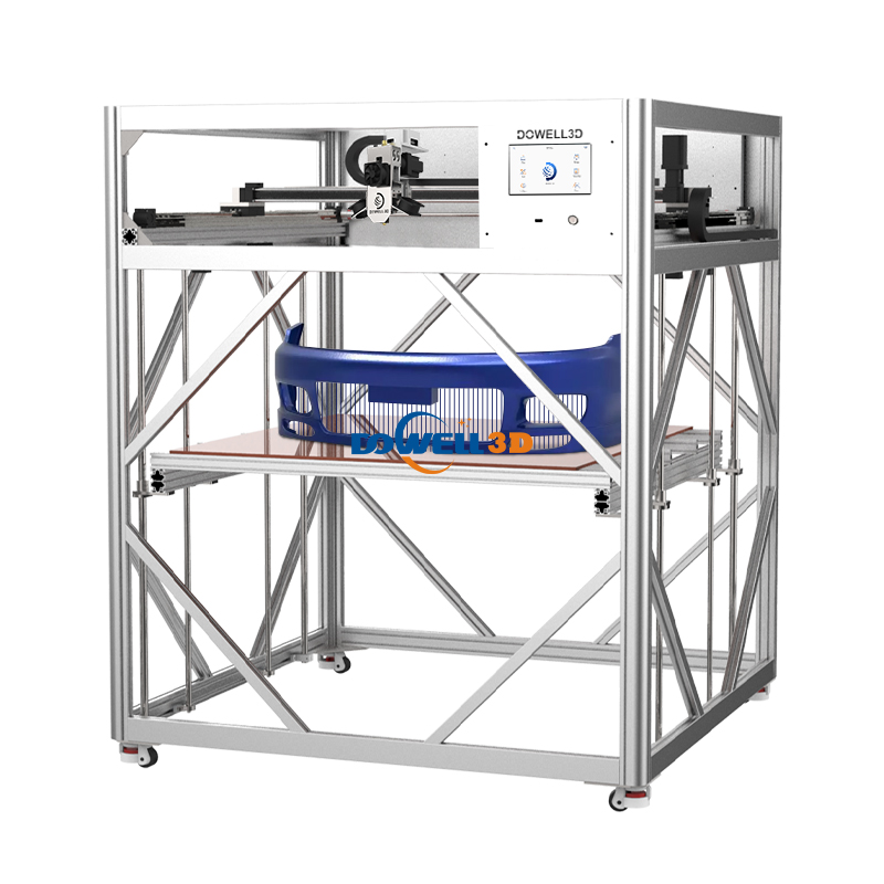 DM10Plus Автоматическое выравнивание, бесшумный широкоформатный 3D-принтер, высокая скорость печати 500 мм/с для рекламных макетов автомобильных бамперов