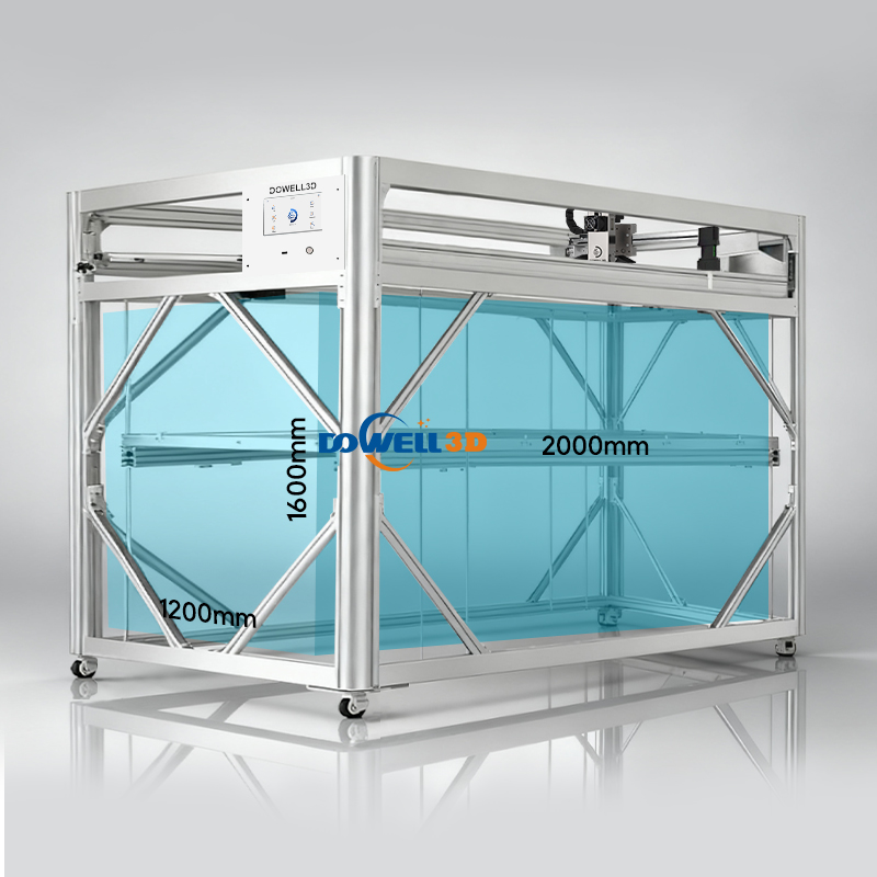 1200*2000*1600 мм крупномасштабный высокоскоростной 3D-принтер 500 мм/с профессиональный художественный скульптурный FDM-принтер с функцией обнаружения нити - Luoyang Dowell Electronics Technology Co, Ltd