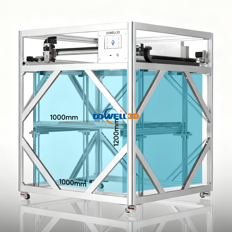 Промышленный 3D-принтер DOWELL с большим объемом печати, 500 мм/с, высокоскоростной и бесшумный, для печати скульптур мебели и статуэток, 1000*1000*1200 мм - Luoyang Dowell Electronics Technology Co, Ltd