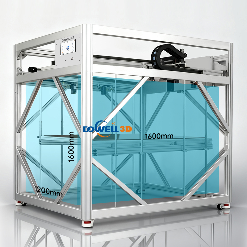 1200*1600*1600 мм широкоформатный быстрый 3D-принтер 500 мм/с высокоточный промышленный прочный принтер для автомобильных запчастей, мебели, скульптур - Luoyang Dowell Electronics Technology Co, Ltd