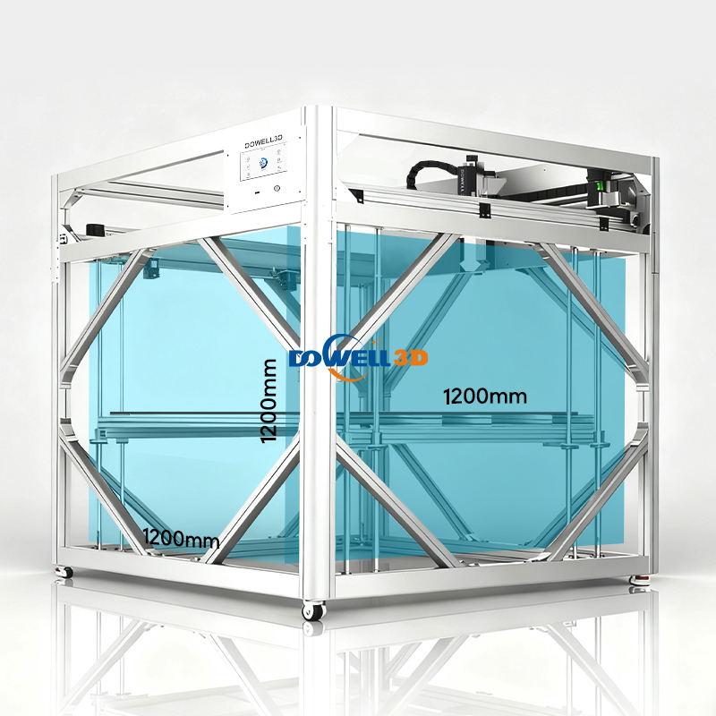 5000 г/ч Экструзия с высоким расходом 3D-принтер для печати гранул 1200 мм Большой формат Автоматическая регулировка уровня Печать мебели и стульев Стабильная работа - Luoyang Dowell Electronics Technology Co, Ltd