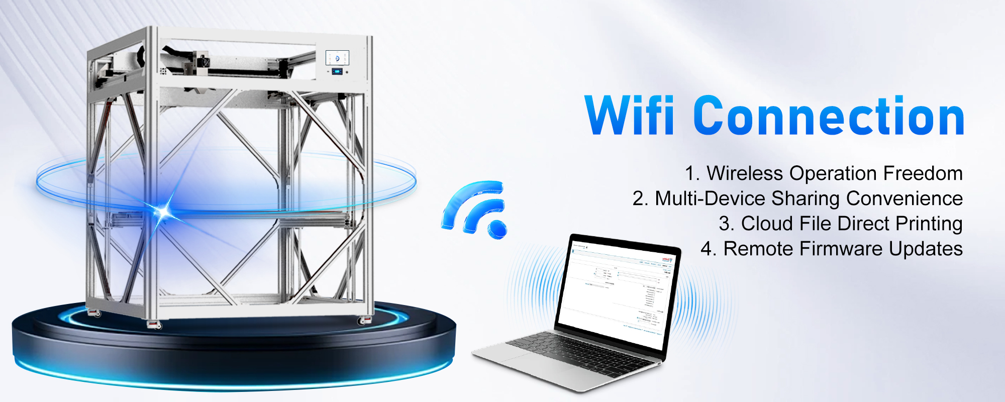 цифровой 3D-принтер с дистанционным управлением по Wi-Fi