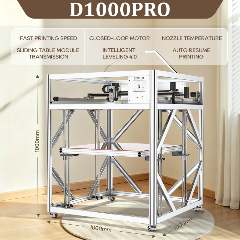 3D-принтер Dowell рабочая область 1000×1000×1000 мм широкоформатный промышленный принтер высокой точности для быстрого прототипирования.
