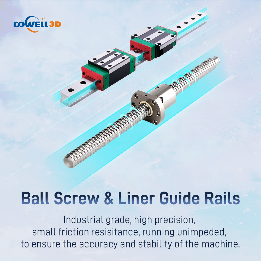 Профессиональный крупногабаритный FDM 3D-принтер с автоматическим выравниванием и датчиком выхода нити, высокоскоростная печать 500 мм/с - Luoyang Dowell Electronics Technology Co, Ltd