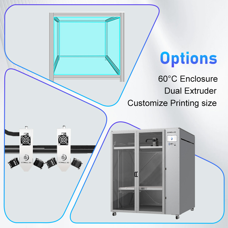 Высокоточный большой промышленный 3D-принтер 1000*1600*1200 мм с высокотемпературным соплом 420 ℃ для 3D-скульптур - Luoyang Dowell Electronics Technology Co, Ltd