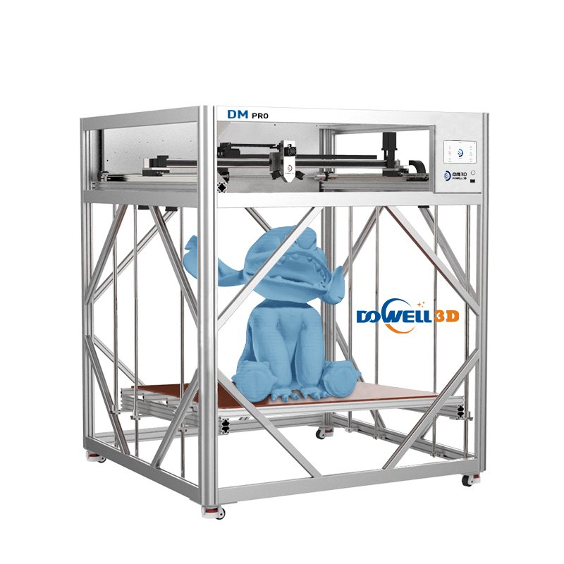 Промышленный 3D-принтер DOWELL с большим объемом печати, 500 мм/с, высокоскоростной и бесшумный, для печати скульптур мебели и статуэток, 1000*1000*1200 мм