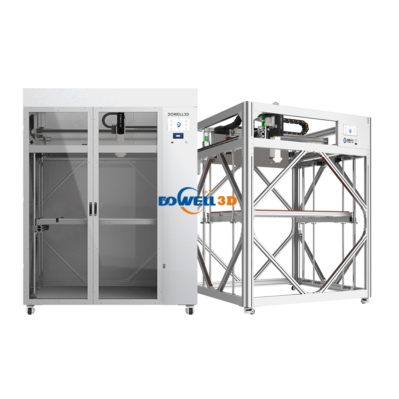 Горячая продажа крупномасштабного 3D-принтера для гранул с 3-ступенчатой ​​шнековой экструзией, быстрый высокотемпературный гранулятор с автоматическим выравниванием