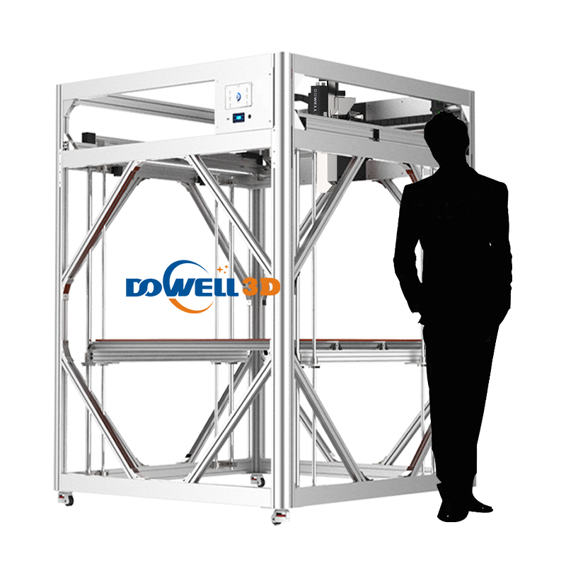 Промышленный 3D-принтер для гранул FGF с высокой производительностью 5000 г/ч и сервоприводом. Профессиональный 3D-принтер для печати гранул с автоматической подачей.