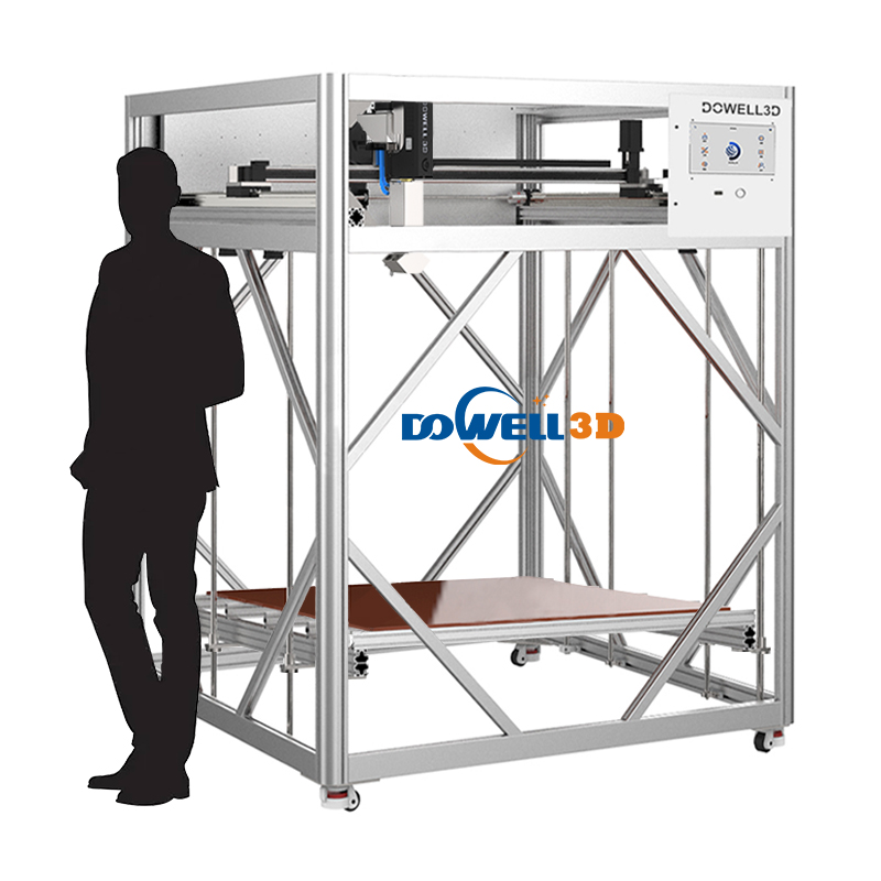 Высокоскоростной 3D-принтер для гранул 1600*2400*1600 мм, большой высокотемпературный 3D-принтер для изготовления форм из пластиковых частиц с системой водяного охлаждения