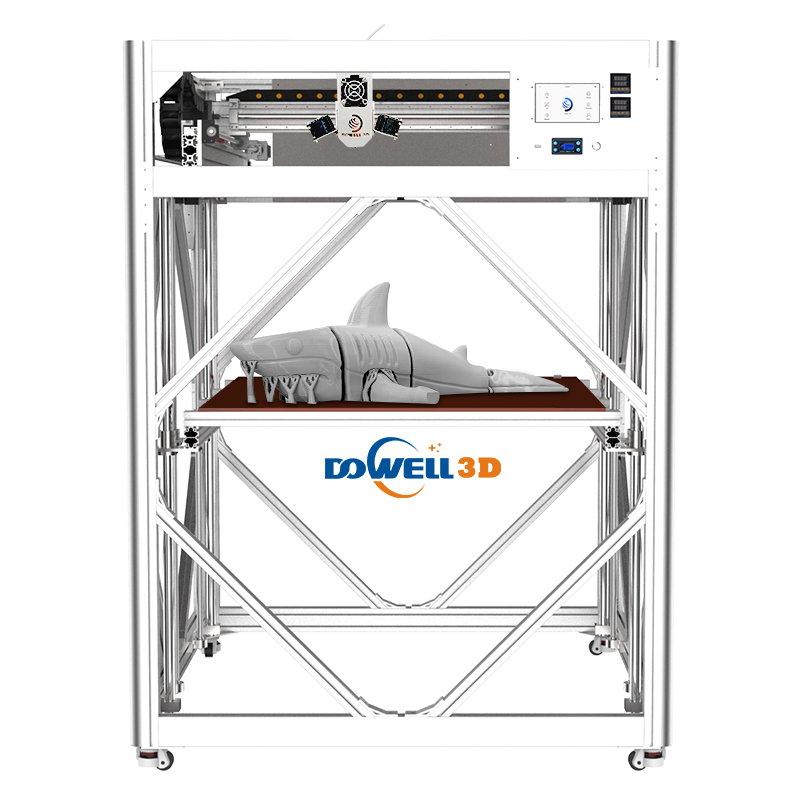 Высокоточный FDM 3D-принтер с экструдером высокой производительности 1000 г/ч. Широкоформатный высокотемпературный 3D-принтер с датчиком окончания нити.