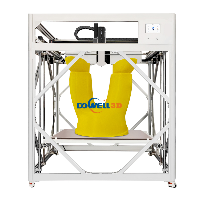 Высокоскоростной 3D-принтер для гранул DP-A10 1000 мм, крупномасштабный, недорогой принтер для пластиковых гранул FGF с высокотемпературным соплом 420 ℃