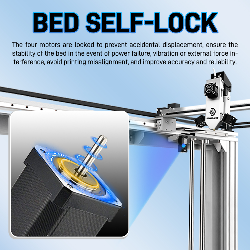Профессиональный 3D-принтер 500 мм/с, высокоскоростная печать, автоматическое выравнивание стола, прочная рама толщиной 60 мм - Luoyang Dowell Electronics Technology Co, Ltd