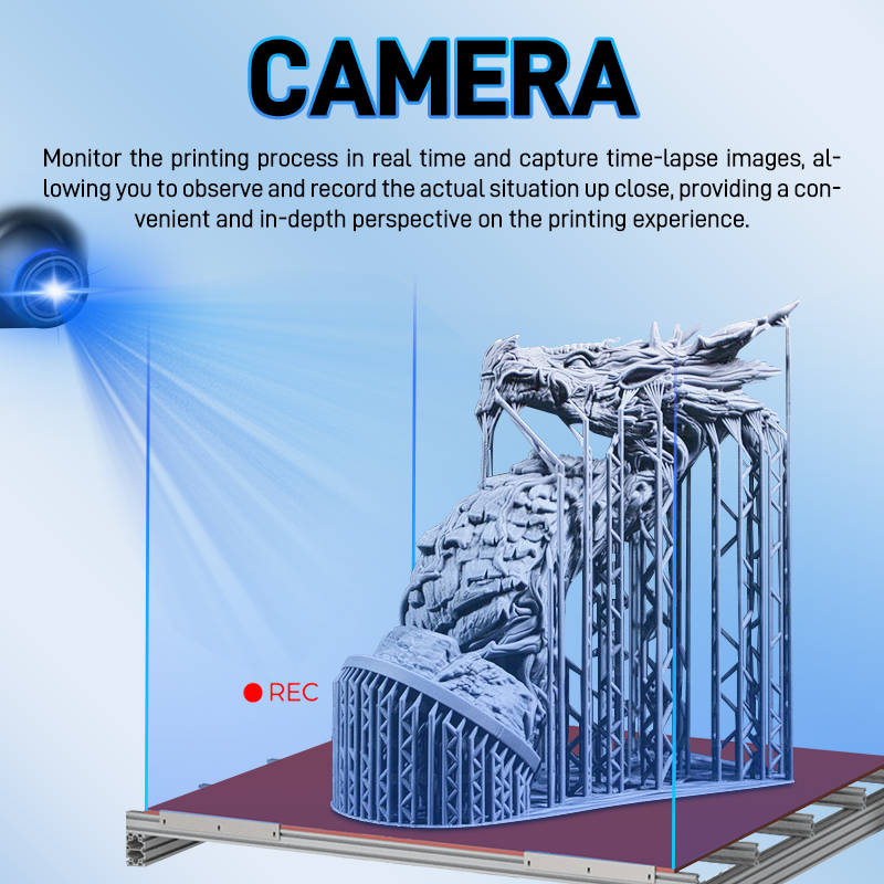 1200*2000*1600 мм широкоформатный 3D-принтер для гранул 5000 г/ч с высокопоточной экструзией и автоматической подачей промышленных частиц с камерой - Luoyang Dowell Electronics Technology Co, Ltd