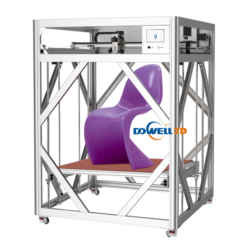 1000*1400*1600 мм большой размер высокая точность быстрая скорость печати 500 мм/с промышленный Wi-Fi пульт дистанционного управления Dowell 3d принтер