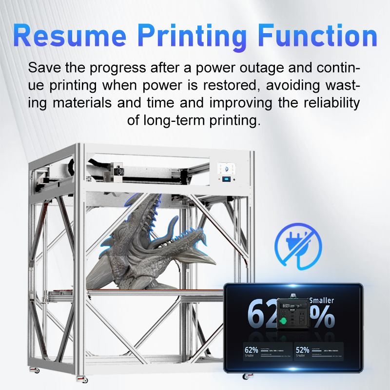 DM12-10 pro высокоскоростной 3D-принтер 500 мм/с широкоформатный принтер для печати скульптурных моделей с автоматическим выравниванием и дистанционным управлением - Luoyang Dowell Electronics Technology Co, Ltd