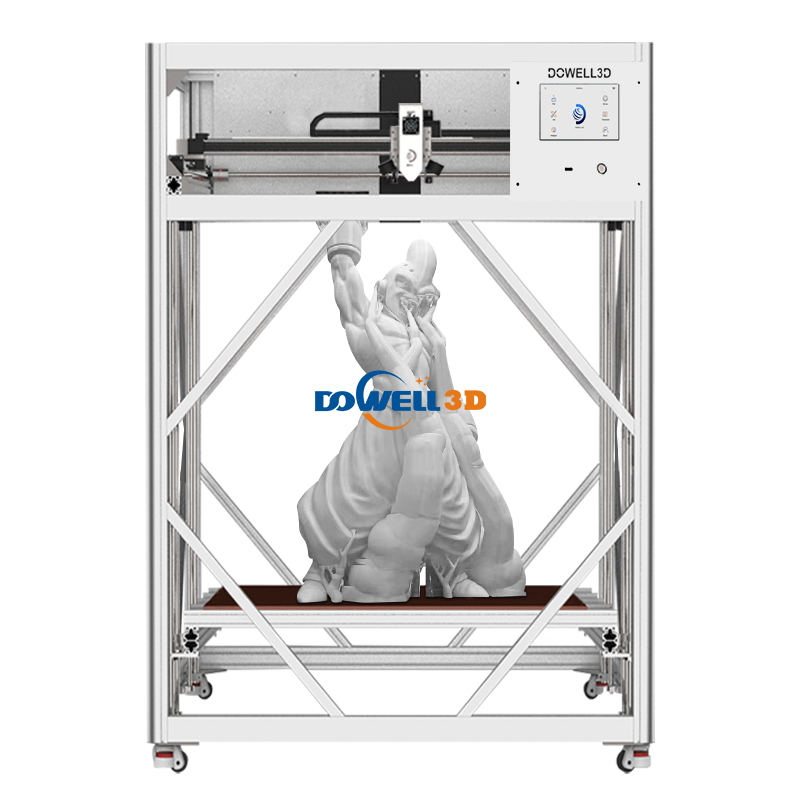 Dowell3D DL10-16 Большой объем печати 1000x1000x1600 мм Промышленный высокоскоростной 3D-принтер для моделирования скульптур с утолщенной рамой 80 мм