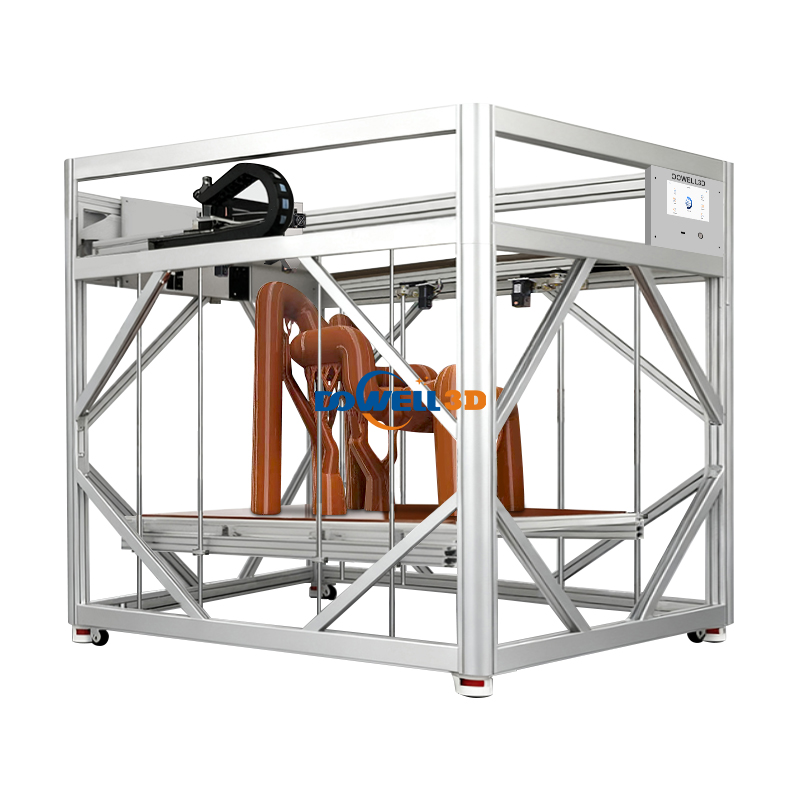 3D-принтер DOWELL 1000*1800*1000 мм, крупномасштабный 3D-принтер с автоматическим выравниванием для изготовления моделей мебели на заказ