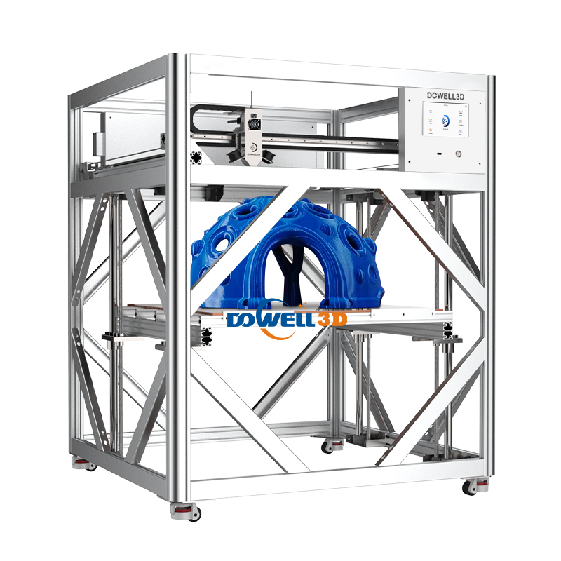 DL1220-16 крупномасштабный промышленный 3D-принтер с высокотемпературным соплом 420 ℃ для печати крупных архитектурных конструкций