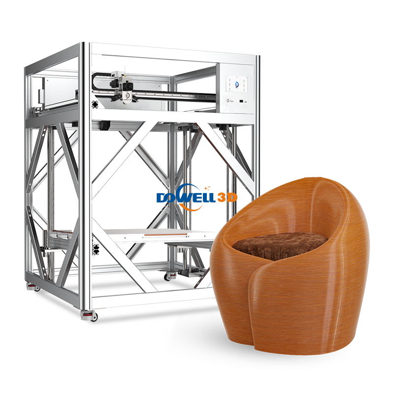 DM10Plus 1000 мм Высокоточный широкоформатный FDM 3D-принтер Скорость печати 500 мм/с для мебельных скульптур