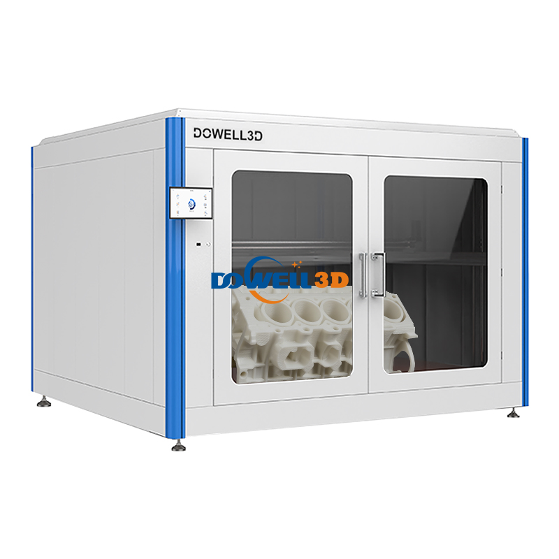 Dowell DF1616-12 Крупномасштабный промышленный 3D-принтер закрытого типа. Высокоточный, скоростной принтер для создания 3D-моделей со скоростью печати 500 мм/с.