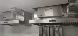 коммерческая кухонная вытяжка с электростатическим фильтром