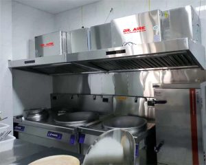 коммерческая кухонная вытяжка с электростатическим фильтром