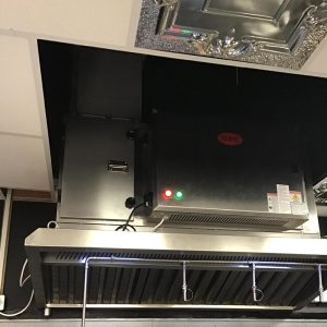 коммерческая кухонная вытяжка с электростатическим фильтром