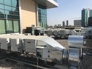 Схема случая установки электрофильтр