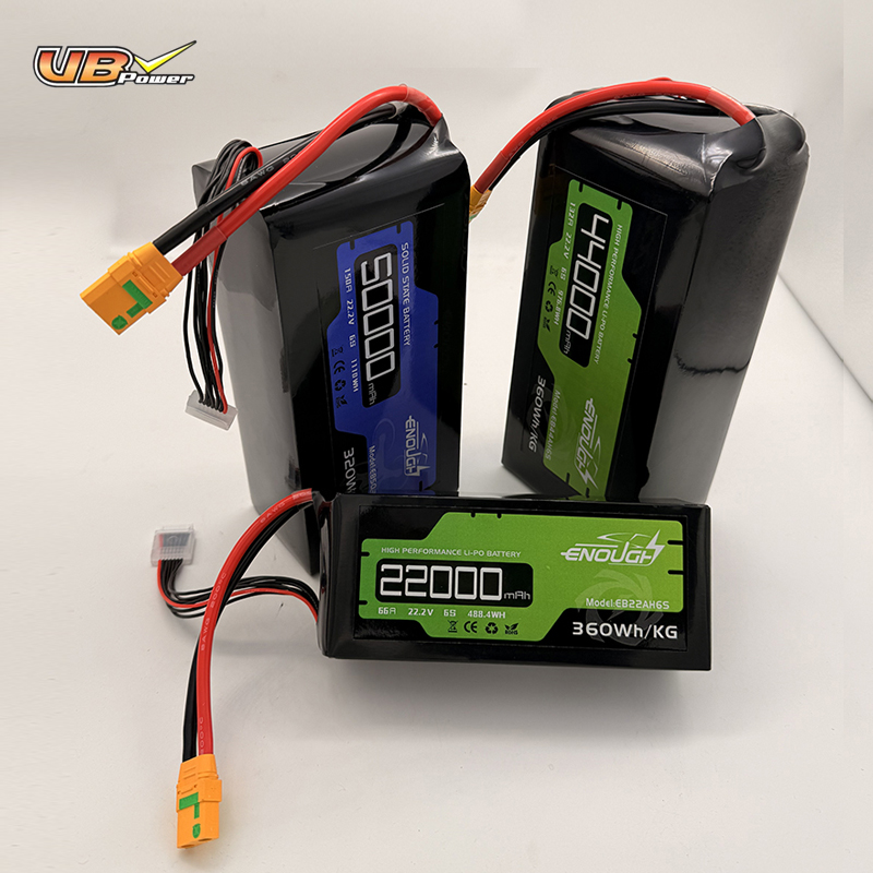 VBpower 44000мА·ч 22.2В 132A Высокопроизводительный литий-полимерный аккумулятор