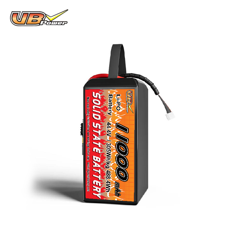 VBpower 11000 мА·ч 44,4 В 12S Высокоэнергетическая твердотельная аккумуляторная батарея для дронов, мультироторов, VTOL и картографирования