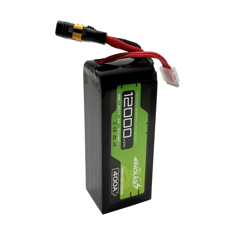 VBpower 12000 мАч 6S2P 23.1 В 400 А литиевая батарея для БПЛА 60×76×198 мм для сельскохозяйственного дрона.