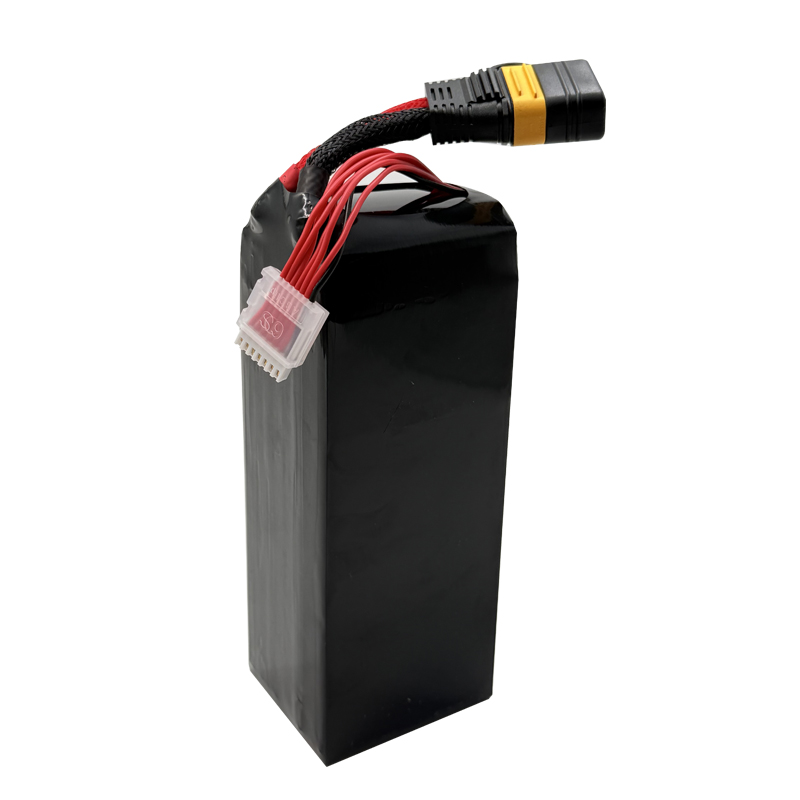 VBpower 12000 мАч 6S2P 23.1 В 400 А литиевая батарея для БПЛА 60×76×198 мм для сельскохозяйственного дрона.