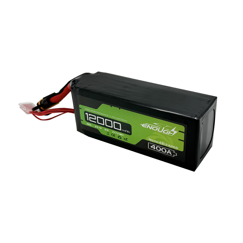 VBpower 12000 мАч 6S2P 23.1 В 400 А литиевая батарея для БПЛА 60×76×198 мм для сельскохозяйственного дрона.