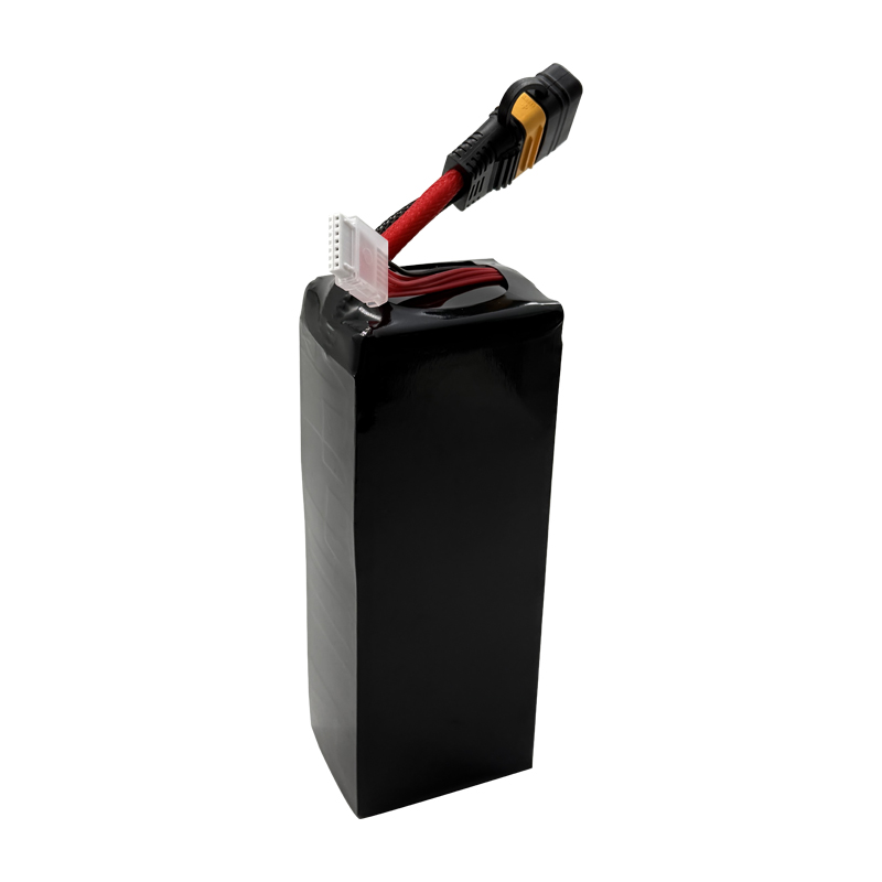 VBpower 12000 мАч 6S1P 23.1 В LiPo батарея с током 400 А для беспилотных летательных аппаратов (дронов), размер 59×70×180 мм.
