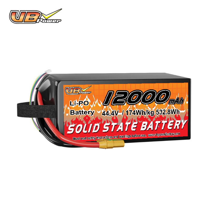 VBpower 12000 мА·ч 44,4 В 12S 25C LiPo батарея с AS150 для дронов-опрыскивателей