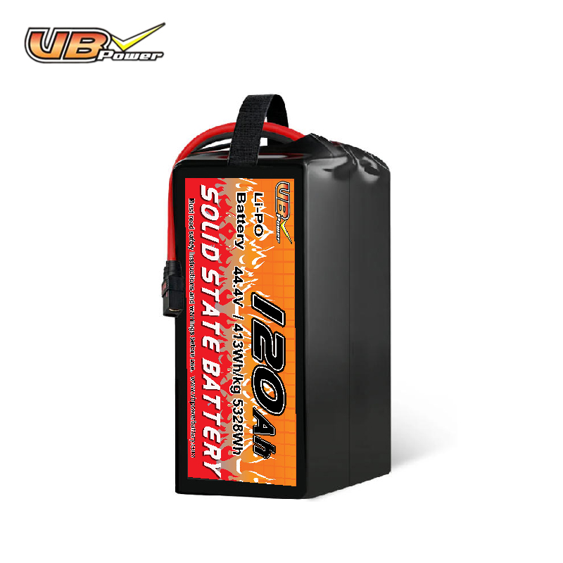 VBpower 120Ач 44,4В 5328Вт·ч Твердотельная батарея для дронов, мультироторов и VTOL