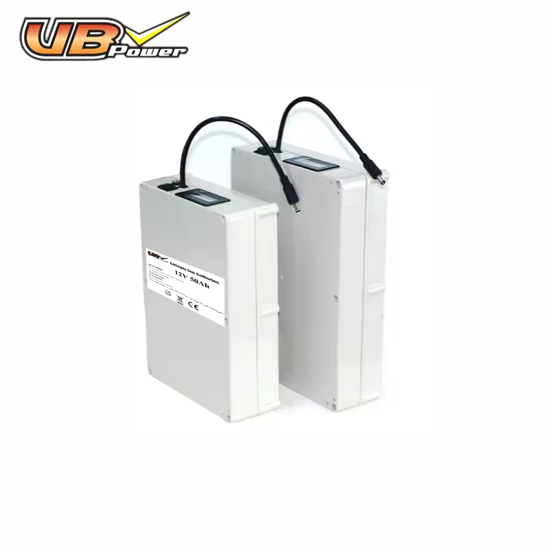 VBpower Литий-железо-фосфатный аккумулятор глубокого разряда 12,8 В 50 А·ч для светодиодного освещения