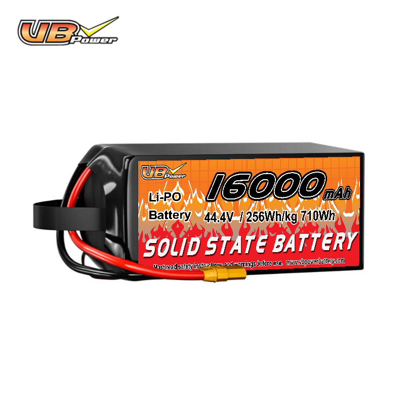 VBpower 16000 мА·ч 44,4 В 12S Высокоэнергетическая твердотельная аккумуляторная батарея для дронов, мультироторов, VTOL и картографирования