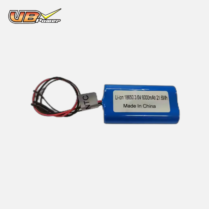 VBpower — литиевый аккумуляторный блок 18650 1S2P 3.6V 6000mAh для осветительных приборов, медицинского оборудования и резервных устройств.
