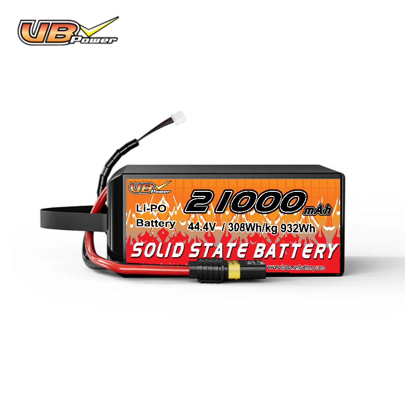 VBpower 21000 мА·ч 44,4 В 12S Высокоэнергетическая твердотельная аккумуляторная батарея для дронов, мультироторов, VTOL и картографирования