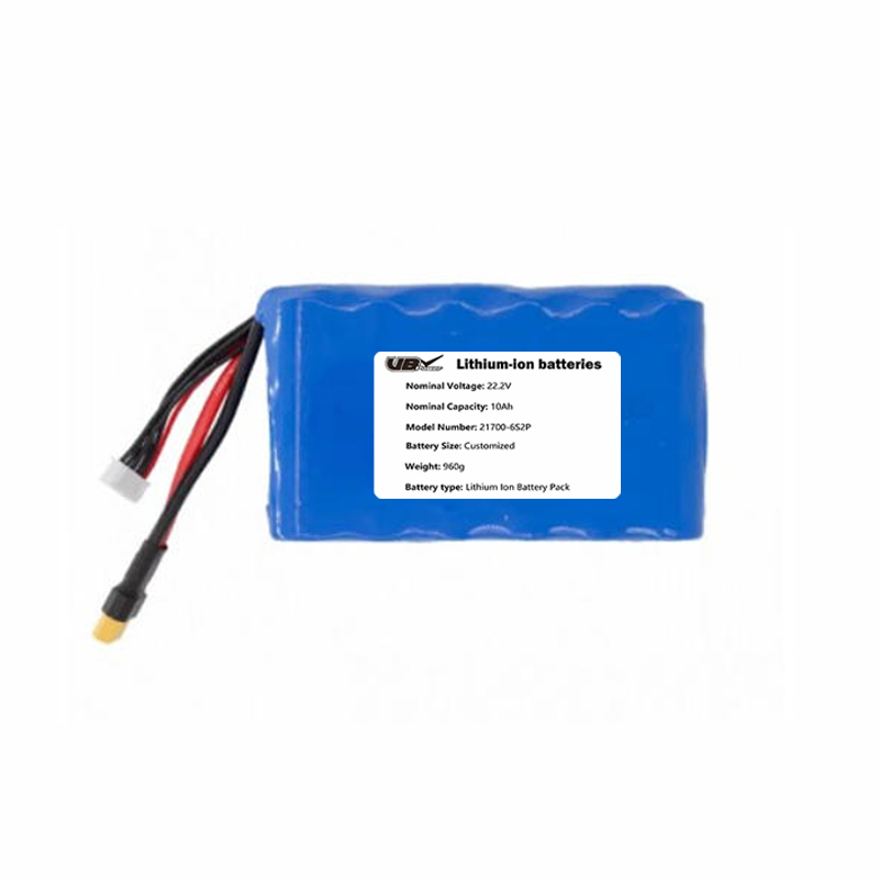 VBpower 21700 6S2P 22.2V 10Ah Литий-ионный силовой аккумулятор (для дронов/БПЛА)