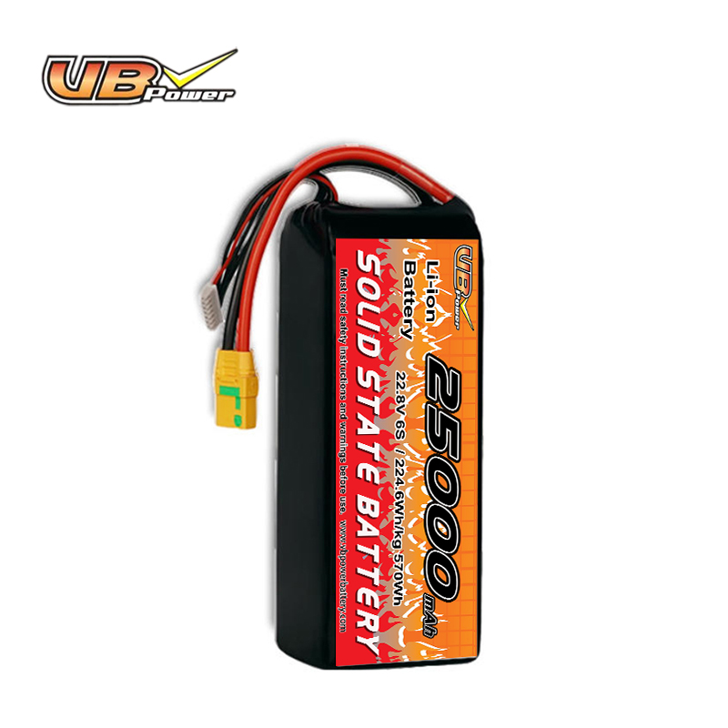 VBpower Литий-ионный аккумулятор повышенной мощности, 25000мАч, 570Вт·ч, 22,8В, 10C