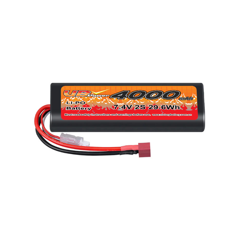 VBpower 2S 4000мА·ч LiPO Аккумулятор круглой формы с разъемом EC5 (для стартового бокса)