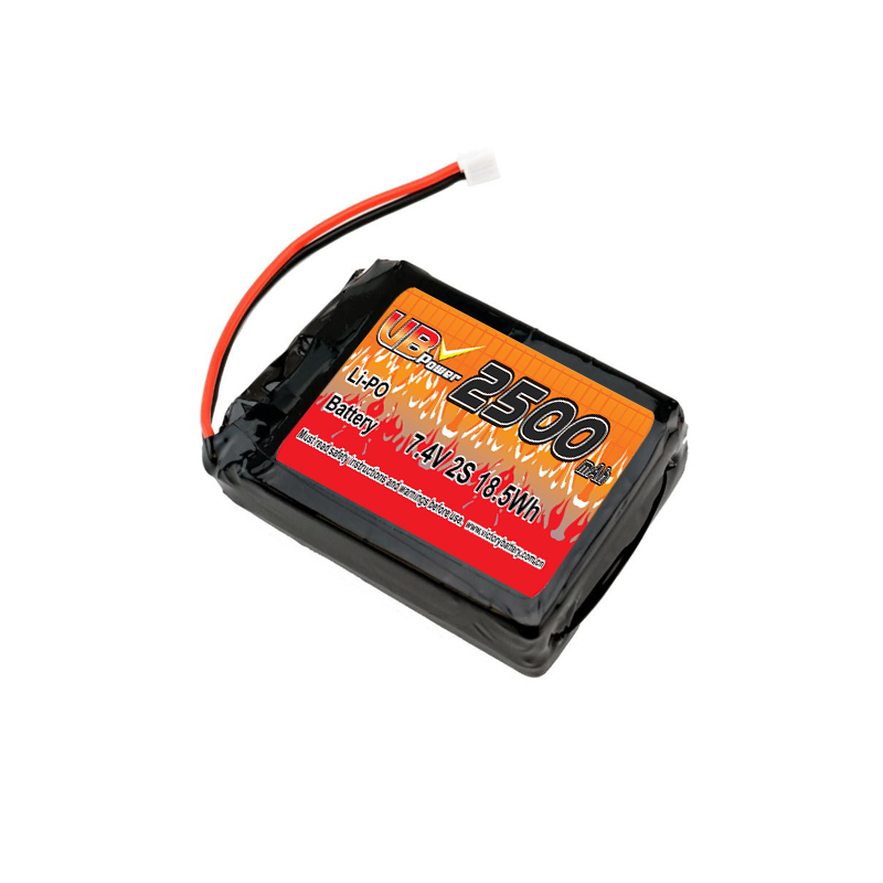 VBpower 2S 7.4В 2500мАч литий-полимерный аккумулятор для передатчика TX