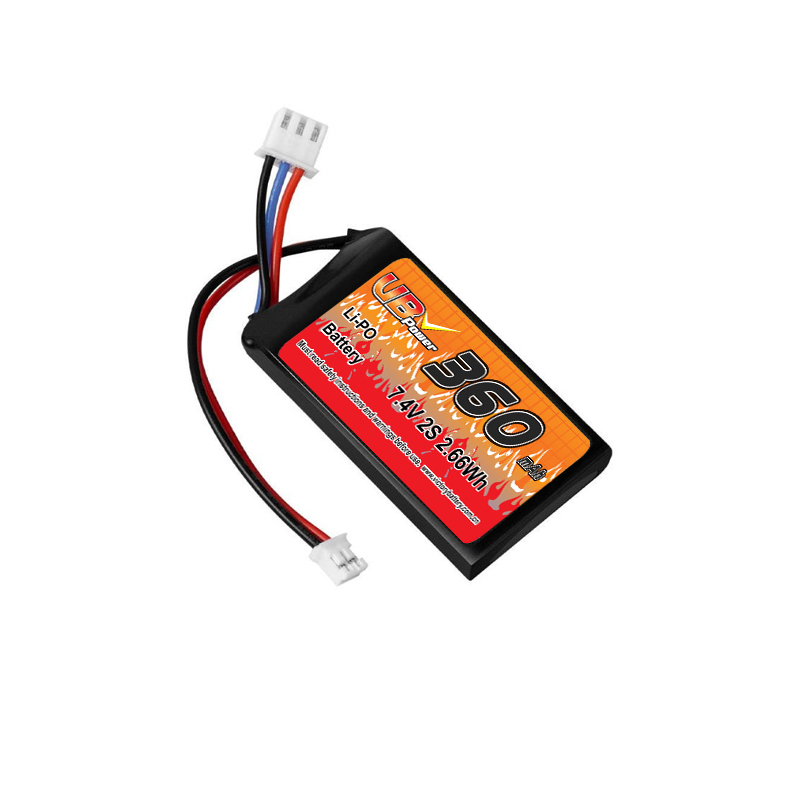 VBpower 2S 7.4В 360мА·ч Li-PO аккумулятор для Axial SCX24