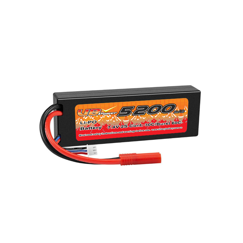 VBpower LiPO аккумулятор 2S 7.4В 5200мАч в жёстком корпусе