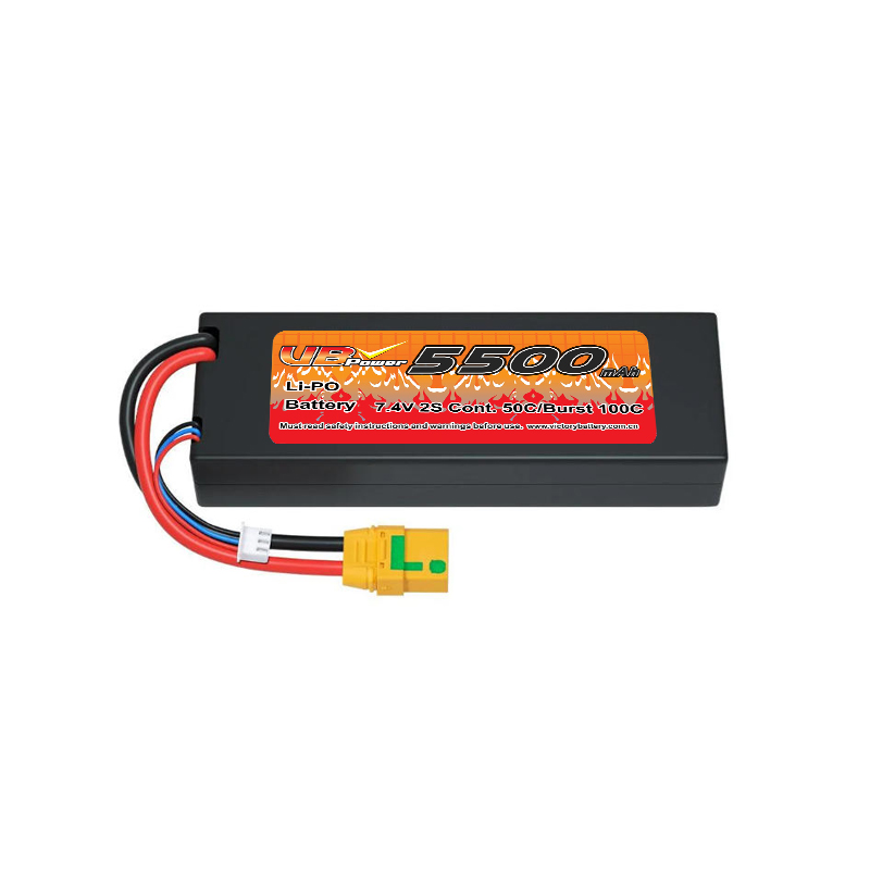 VBpower 2S 7.4В 5500мА·ч Аккумулятор LiPO в жёстком корпусе