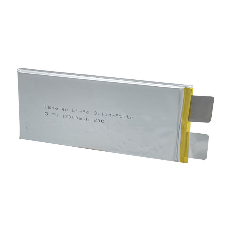 VBpower Высокоэнергоемкая твердотельная литий-полимерная батарея Отдельный элемент 3.7 В 12000 мА·ч 20C