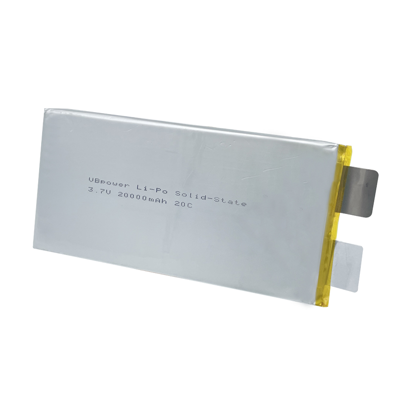 VBpower Высокоэнергоемкая твердотельная литий-полимерная батарея Отдельный элемент 3.7В 20000мА·ч 20C